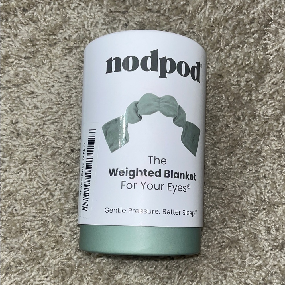Nodpod Green Weighted Eye Blanket